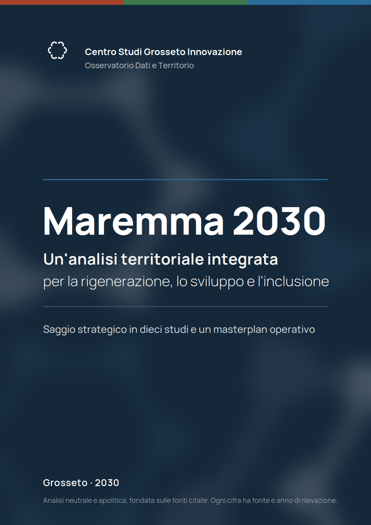Copertina del report Maremma 2030